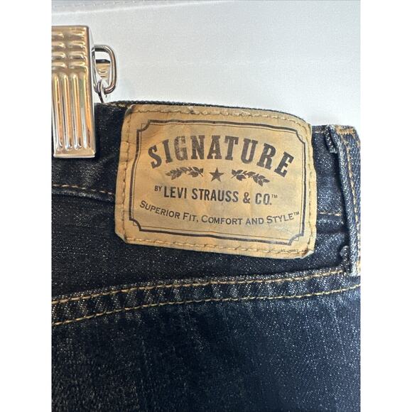 Levi's Signature Straight Men’s Jeans Sz 42x32 - Picture 3 of 6